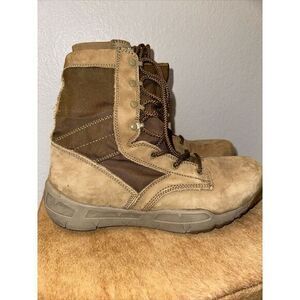 Vtg 90s RO Search Military Combat Tactical Boots Mens Size‎ 13R Desert Tan Army